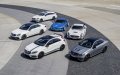 A 45 AMG, C 63 AMG „Edition 507“ E 63 AMG S-Modell, CLS 63 AMG S-Modell, SLS AMG Coupé Black Series und SLS AMG Coupé Electric Drive